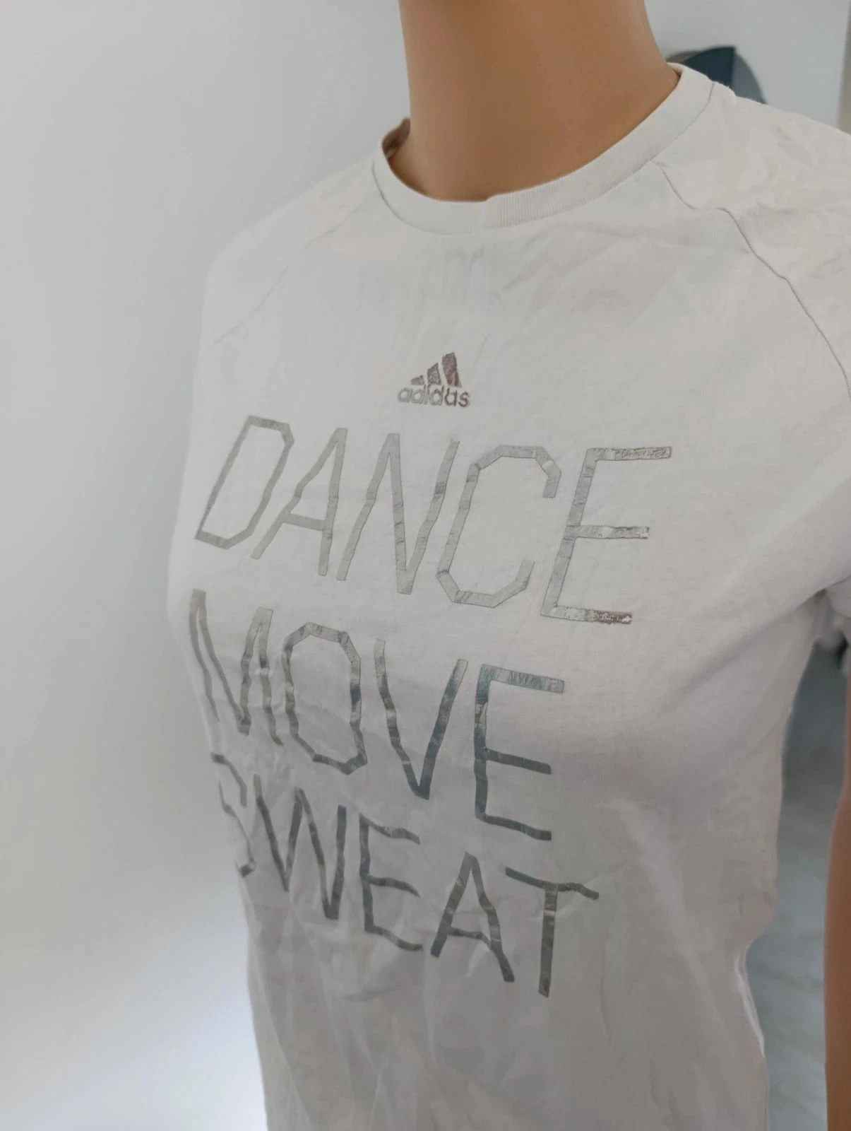 T-shirt Adidas branco Dance Move Sweat – 11/12 anos – photo 6